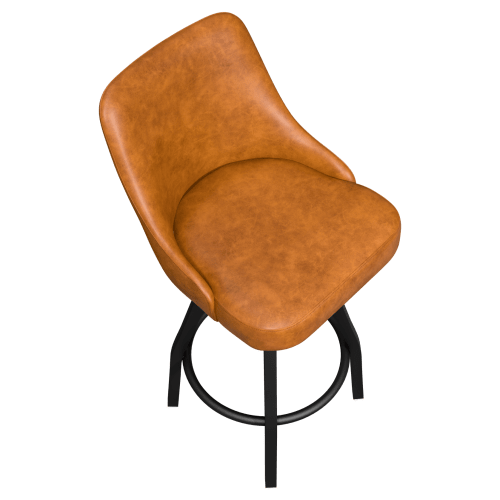 Premium Mauro Bucket Swivel Bar Stool
