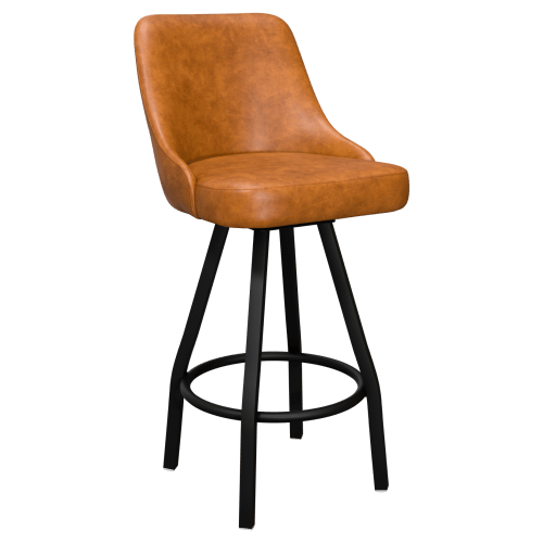 Premium Mauro Bucket Swivel Bar Stool