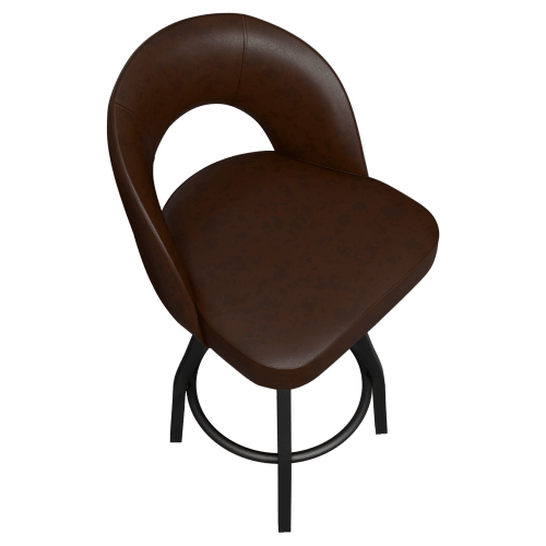 Premium Yali Bucket Swivel Bar Stool