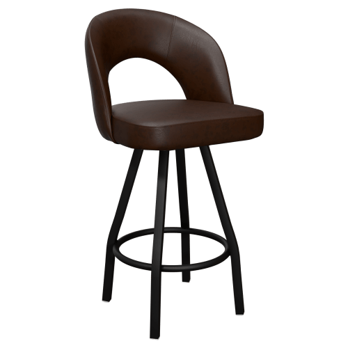 Premium Yali Bucket Swivel Bar Stool