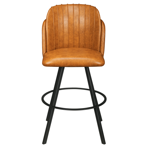 Premium Sooti Swivel Bar Stool with Circular Frame