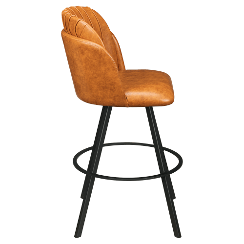 Premium Sooti Swivel Bar Stool with Circular Frame
