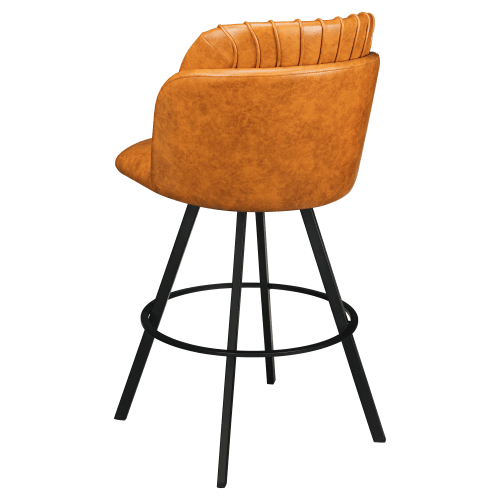 Premium Sooti Swivel Bar Stool with Circular Frame