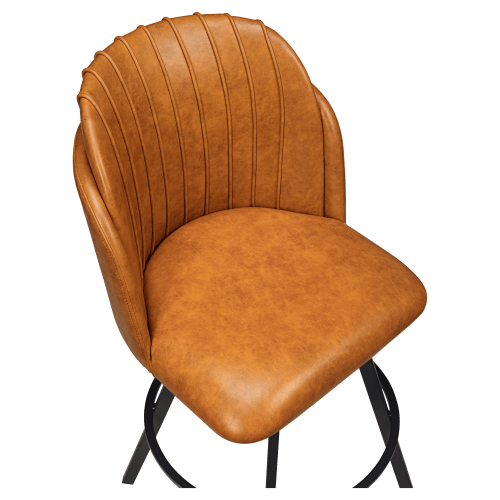 Premium Sooti Swivel Bar Stool with Circular Frame