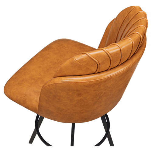 Premium Sooti Swivel Bar Stool with Circular Frame