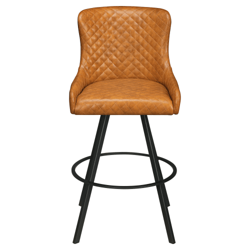 Premium Savino Swivel Bar Stool with Circular Frame