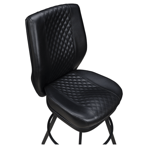 Tesoro Diamond Back Premium Bucket Bar Stool with Circular Frame