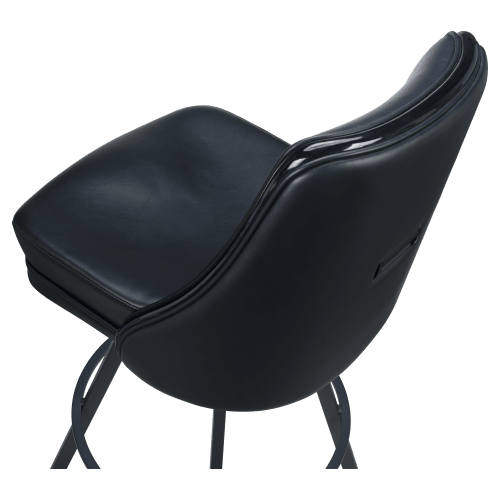 Regina Premium Casino Bucket Bar Stool with Circular Frame 