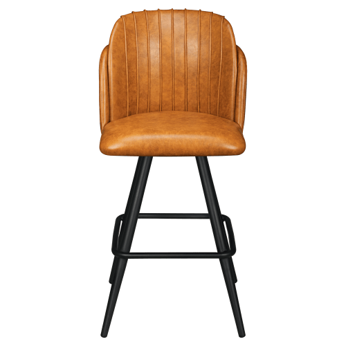 Premium Sooti Swivel Bar Stool with Square Frame