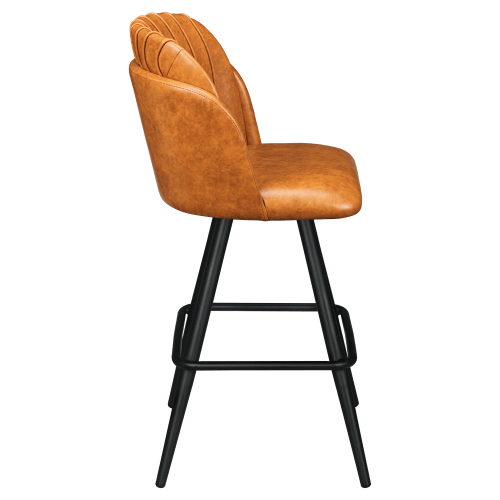 Premium Sooti Swivel Bar Stool with Square Frame