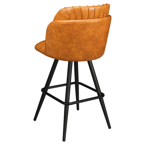 Premium Sooti Swivel Bar Stool with Square Frame