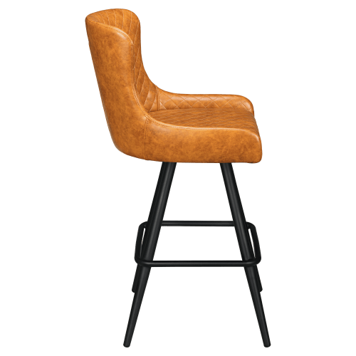 Premium Savino Swivel Bar Stool with Square Frame