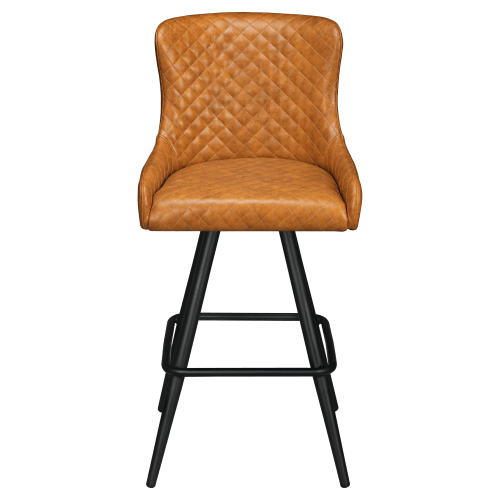 Premium Savino Swivel Bar Stool with Square Frame