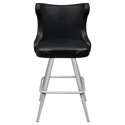 Darlo Premium Bucket Swivel Bar Stool with Square Frame