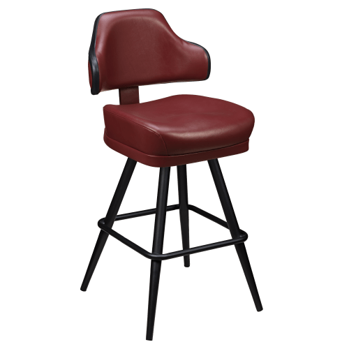 Gioco Premium Casino Bucket Bar Stool with Square Frame
