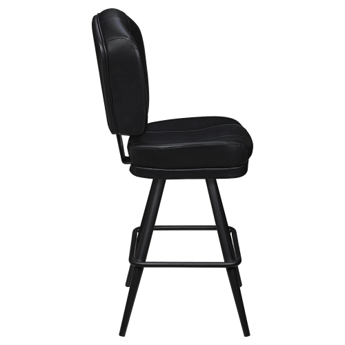 Lusso 3-Channel Premium Casino Bucket Bar Stool with Square Frame
