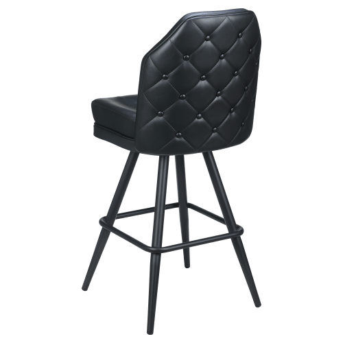 Giada Premium Casino Bucket Bar Stool with Square Frame