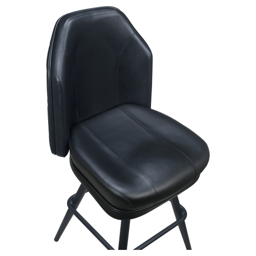 Giada Premium Casino Bucket Bar Stool with Square Frame