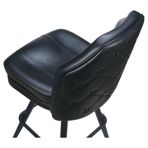Giada Premium Casino Bucket Bar Stool with Square Frame