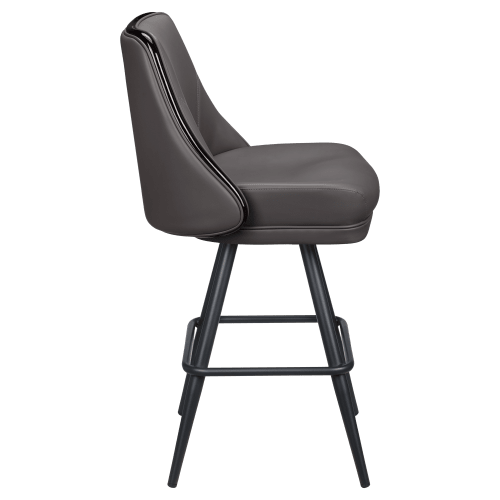 Regina Premium Casino Bucket Bar Stool with Square Frame 