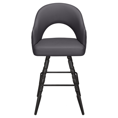 Invicta Premium Bucket Swivel Bar Stool with Vintage Frame