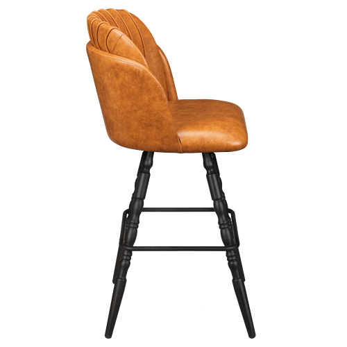 Premium Sooti Swivel Bar Stool with Vintage Frame