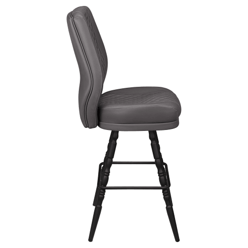 Tesoro Diamond Back Premium Bucket Bar Stool with Vintage Frame