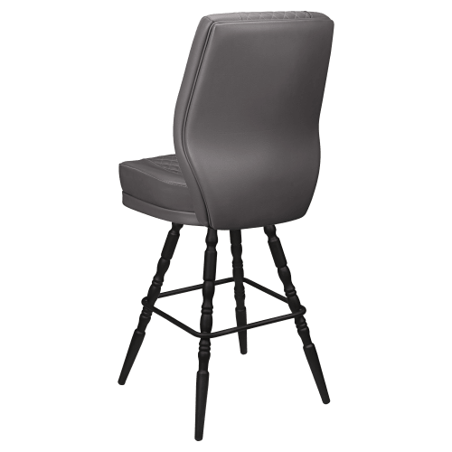 Tesoro Diamond Back Premium Bucket Bar Stool with Vintage Frame