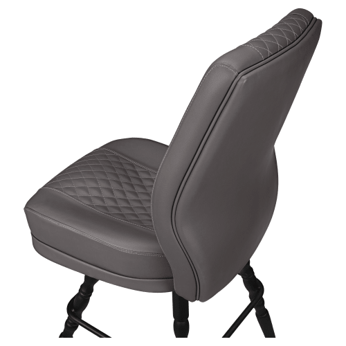 Tesoro Diamond Back Premium Bucket Bar Stool with Vintage Frame