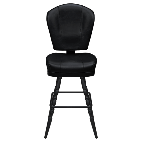 Lusso 3-Channel Premium Casino Bucket Bar Stool with Vintage Frame