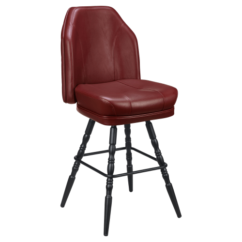 Giada Premium Casino Bucket Bar Stool with Vintage Frame 