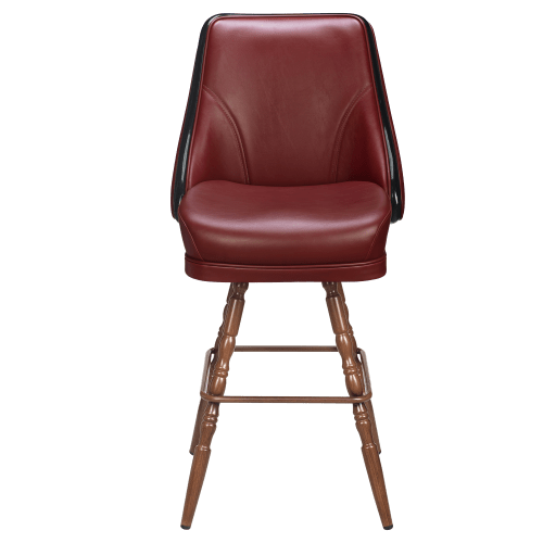 Regina Premium Casino Bucket Bar Stool with Vintage Frame 