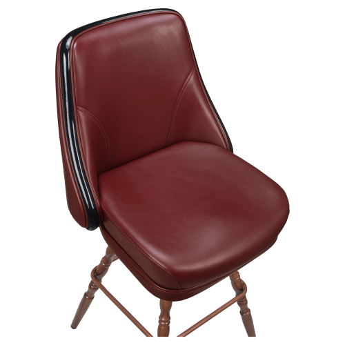 Regina Premium Casino Bucket Bar Stool with Vintage Frame 