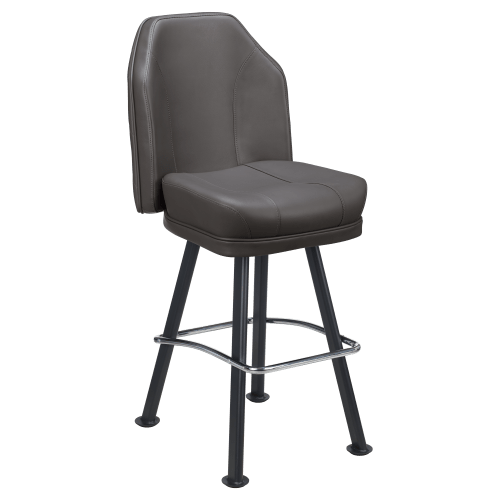 Giada Premium Casino Bucket Bar Stool with Arched-Oval Frame