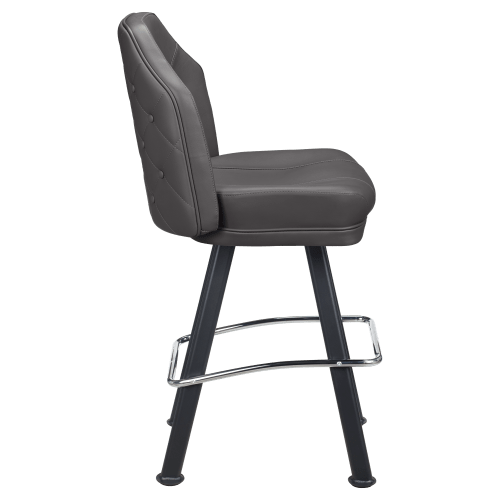 Giada Premium Casino Bucket Bar Stool with Arched-Oval Frame