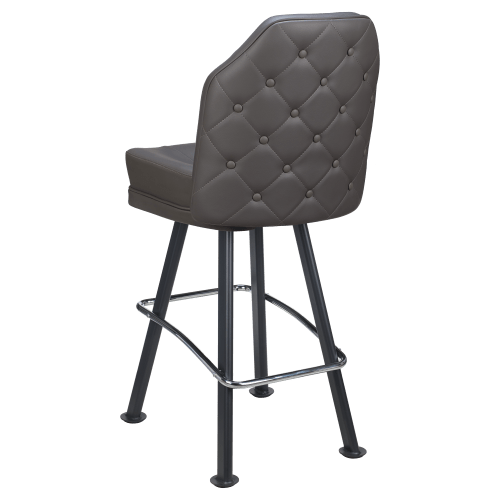 Giada Premium Casino Bucket Bar Stool with Arched-Oval Frame