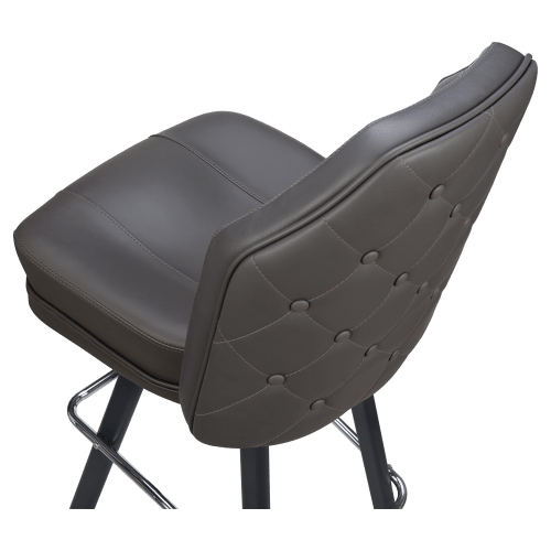 Giada Premium Casino Bucket Bar Stool with Arched-Oval Frame