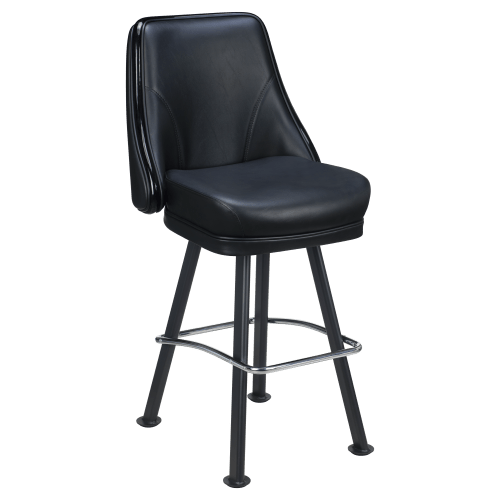 Regina Premium Casino Bucket Bar Stool with Arched-Oval Frame