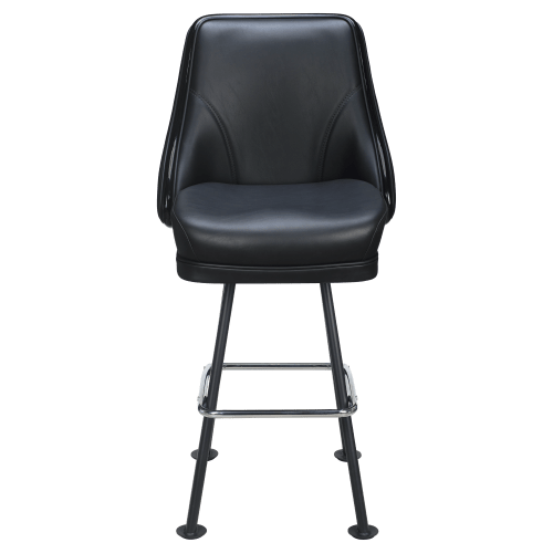 Regina Premium Casino Bucket Bar Stool with Arched-Oval Frame