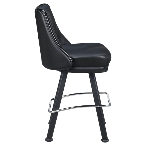 Regina Premium Casino Bucket Bar Stool with Arched-Oval Frame