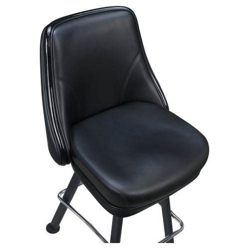 Regina Premium Casino Bucket Bar Stool with Arched-Oval Frame