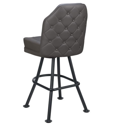 Giada Premium Casino Bucket Bar Stool with Orbit Frame