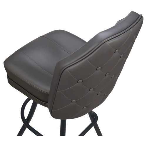 Giada Premium Casino Bucket Bar Stool with Orbit Frame
