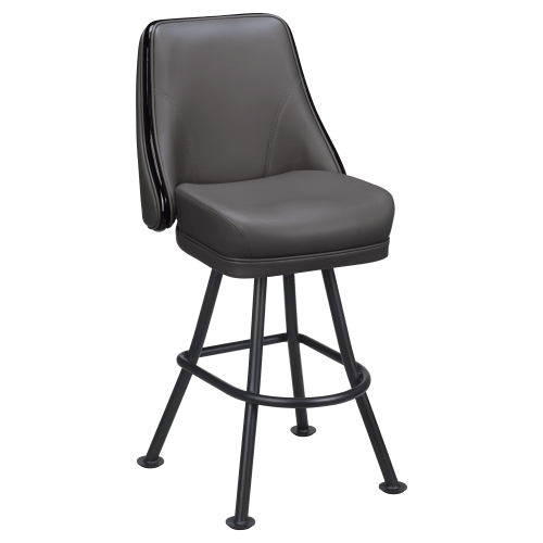 Regina Premium Casino Bucket Bar Stool with Orbit Frame
