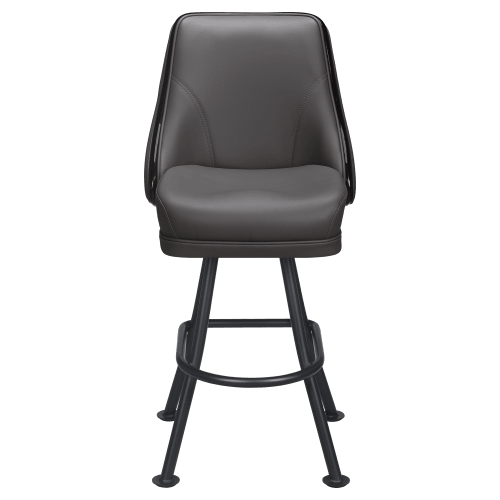 Regina Premium Casino Bucket Bar Stool with Orbit Frame