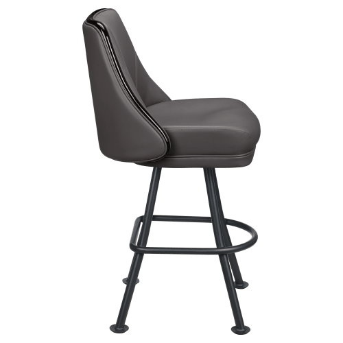 Regina Premium Casino Bucket Bar Stool with Orbit Frame