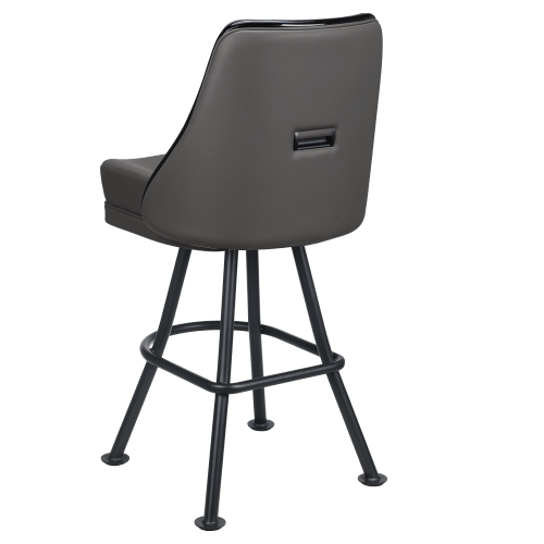 Regina Premium Casino Bucket Bar Stool with Orbit Frame