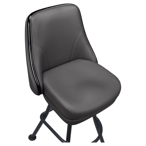 Regina Premium Casino Bucket Bar Stool with Orbit Frame