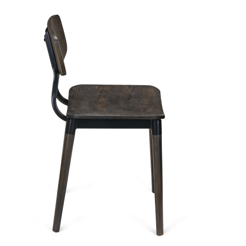 Slate Black Metal Restaurant Chair