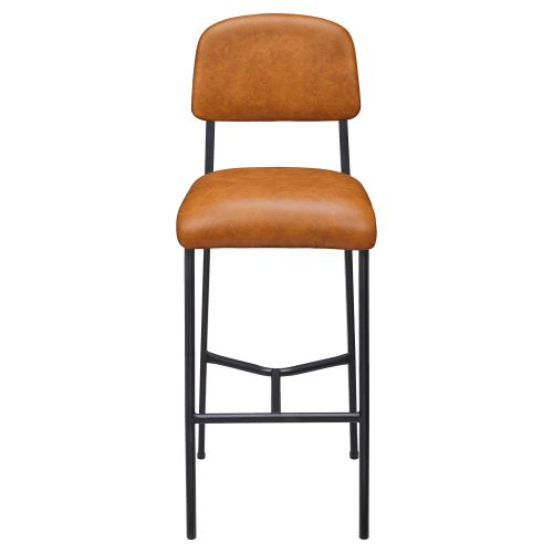 Nico Padded Metal Bar Stool